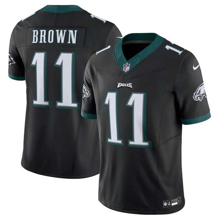 Men & Women & Youth Philadelphia Eagles #11 A.J. Brown Black 2023 F.U.S.E. Vapor Untouchable Limited Stitched Football Jersey->philadelphia eagles->NFL Jersey
